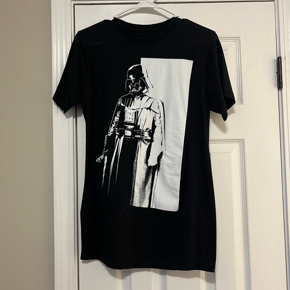 Black Darth Vader Star Wars Tee